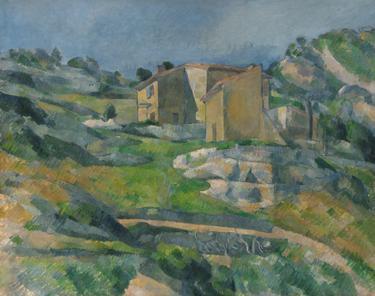 Paul Cezanne, Houses in Provence: The Riaux Valley near L'Estaque, c. 1883