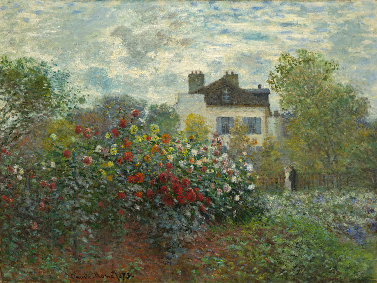 Top Impressionist Paintings Claude Monet The Artists Garden In
