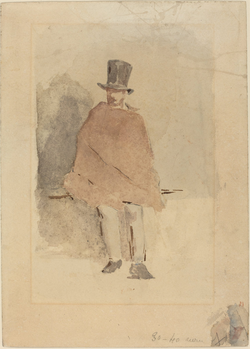 Èdouard Manet, The Man in the Tall Hat, 1858/1859